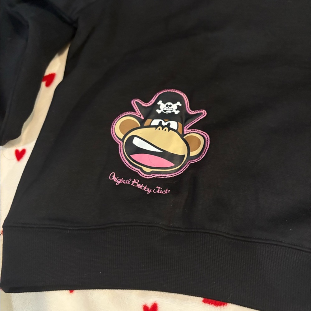 Bobby Jack embroidered sweatshirt size L - surrender your booty graphic - Picture 6 of 10